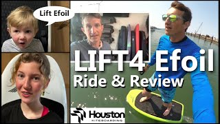 Lift4 Efoil Ride and Review from Houston Kiteboarding