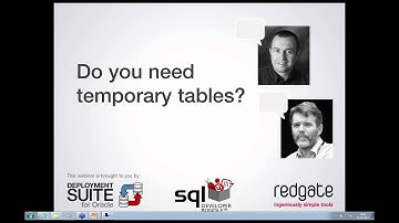 Comparing Temporary Tables in Oracle and SQL Server