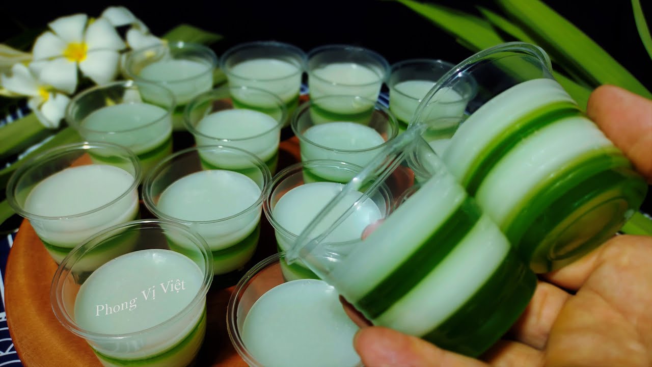 Hướng dẫn Cách nấu rau câu dừa – Rau Câu Dừa Lá Dứa – Cách Làm Rau Câu Dừa Lá Dứa ngon cực dễ tại nhà| Phong Vị Việt