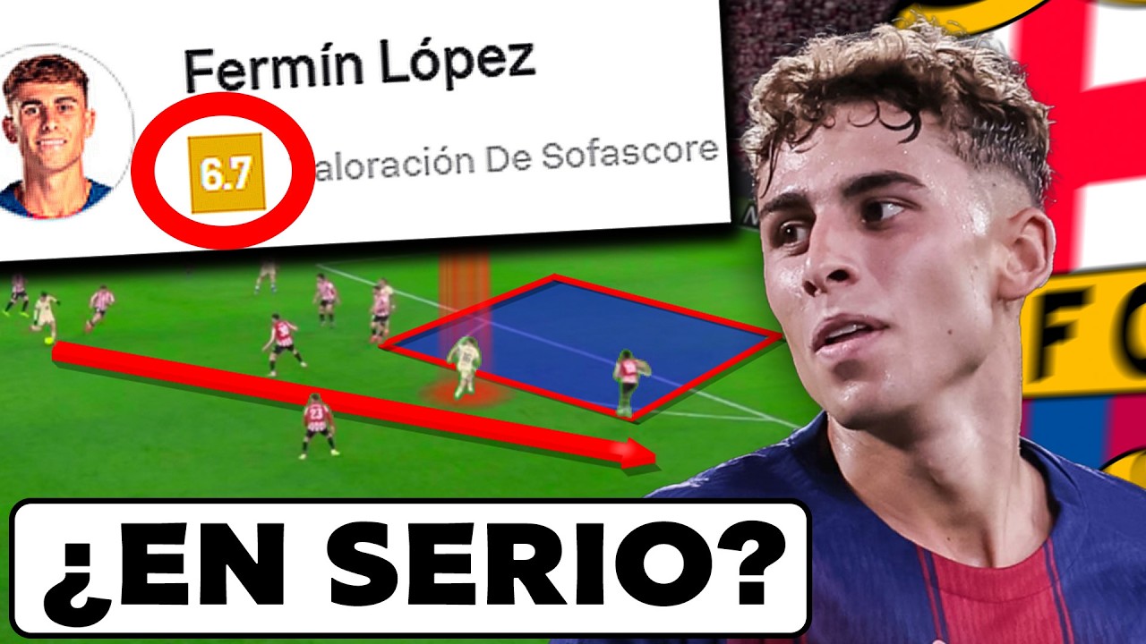 Así Fermín destroza sistema defensivos sin tocar el balón