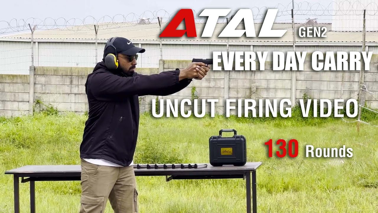 ATAL Pistol Gen2 Reliability Test: Non-Stop Firing Trials | 130 Rounds