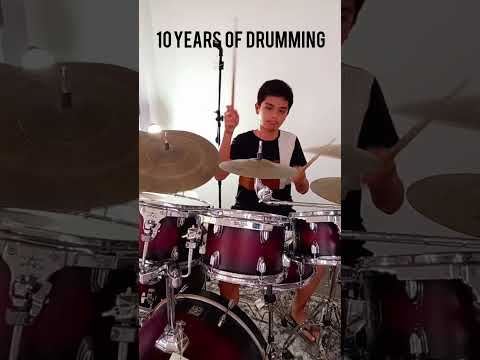 1 Year Of Drumming Vs 10 Years Of Drumming