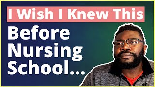 5 Things I Wish I Knew Before Nursing School | Truth About Nursing School!
