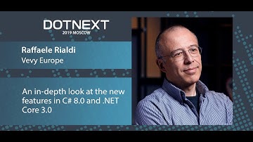 Raffaele Rialdi — An in-depth look at the new features in C# 8.0 and .NET Core 3.
