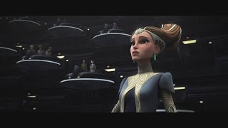 Star Wars: The Clone Wars - Padmé Amidala gives a speech to the Republic [1080p]