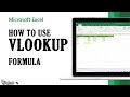 How To Use VLOOKUP Formula in Microsoft Excel | VLOOKUP in Excel | Vlookup in Hindi Video Tutorials