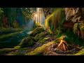 Sunlight Through The Pines Riverside Campfire And Gentle Water Flow Ambience 