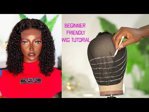 HOW TO DO A LACE CLOSURE WIG FOR BEGINNERS | FT She&rsquo;s Omoni Hair