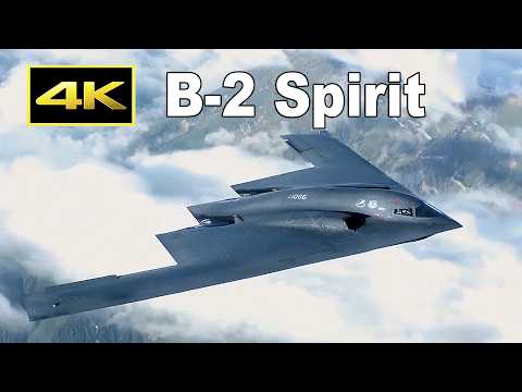 [4K] 高画質映像で見るステルス戦略爆撃機 B-2 スピリット / U.S. Air Force B-2 Spirit