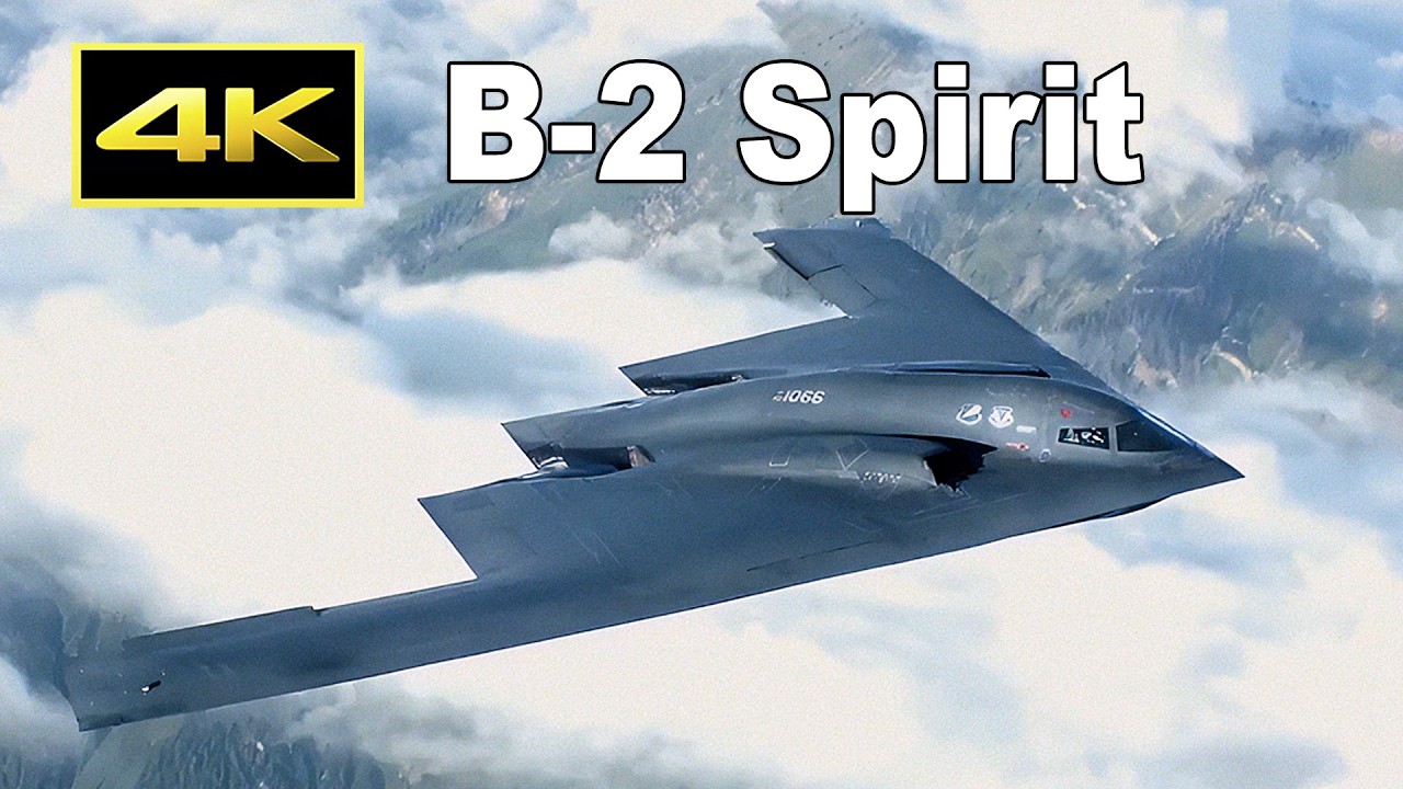 4K] 高画質映像で見るステルス戦略爆撃機 B-2 スピリット / U.S. Air