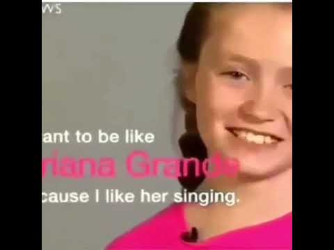 Deaf girl: I want to be like Ariana Grande because I like her singing