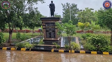 Rain drenched avenue at SPSR Bhavan, Vikrama Simhapuri University , Nellore, Andhra Pradesh