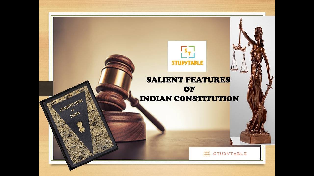 SALIENT FEATURES OF INDIAN CONSTITUTION l KEY MEMBERS IN MAKING OF THE ...