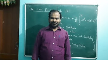 CSIR NET-MATHS DECEMBER 2019-PART C- INTEGRAL EQUATION QUESTION ||CSIR NET MATHS IN TAMIL