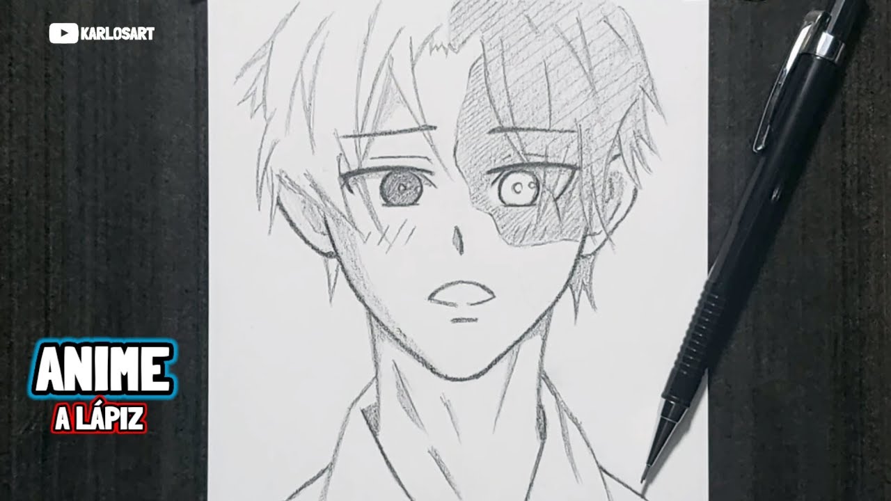 Como dibujar anime Para (principalmentes) PASO A PASO FACIL a Lápiz ...