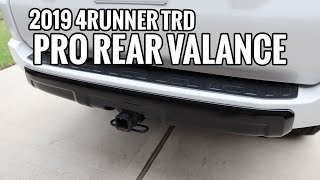 2019 4Runner TRD Pro Rear Valance Install | SR5 Part 2 Flake Garage