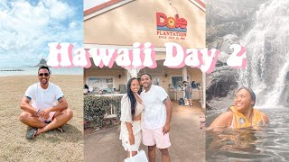 North Shore Excursion Tour Bus - Swimming in a Waterfall, Paddleboarding + more | Hawaii Vlog 02