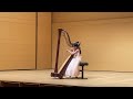 G.F.HAENDEL - PASSACAILLE , Performs Rio Goto(10) / ハープ 後藤里緒 ヘンデル：パッサカリア