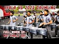 WGI Finals Day 2023: Ayala High School 2023 Drumline - | Multi Cam | - Warm Up Sequence