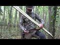 Fabrication d' un arc en bois pour la chasse et survie  - PARTIE 1 -