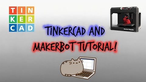 How To Use Tinkercad and Makerbot! | Marisa & Elizabeth