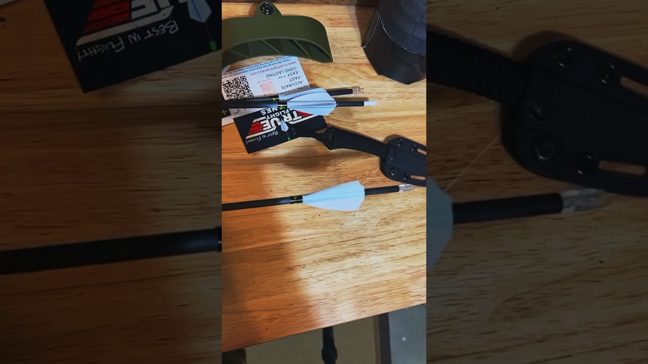 True flight vanes! Super consistent and easy to fletch! Check them out! 