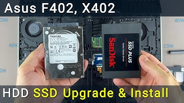 How to Install SSD or HDD in Asus F402, X402 – Full DIY Tutorial