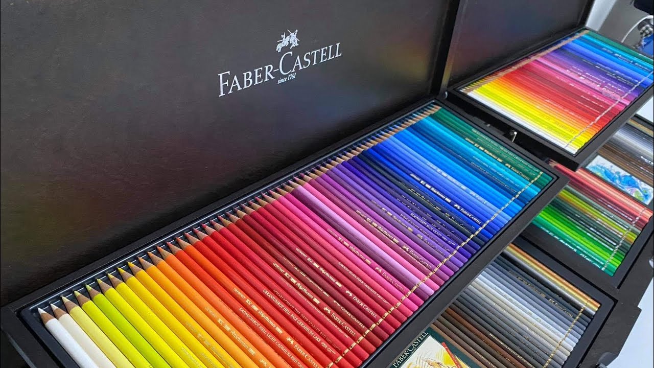 ASMR Unboxing Point Of View ~ Faber Castell 120 Polychromos Colored ...