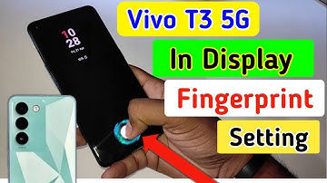 Vivo t3 5g in display fingerprint setting/Vivo t3 5g fingerprint screen lock/fingerprint sensor