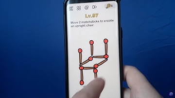 Move 2 matchsticks to create an upright chair Brain Out