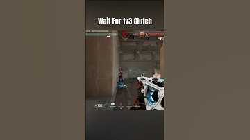Wait For 1v3 Clutch #shorts #gaming #valorant