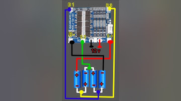 4s 12v BMS Connection | battery BMS Connection diagram #electrical #bms @s.n.technical