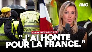 Gilets jaunes : "J’ai honte pour la France",  le coup de gueule de Sandrine Pégand