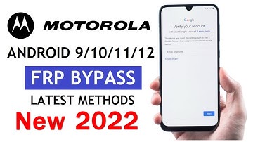 All Motorola FRP Bypass Android 10/Reset Google Account Lock | MOTO FRP Bypass Android 11 Without Pc