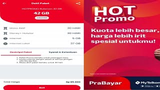 cara beli kuota murah hot promo di aplikasi my Telkomsel || beli kuota pake pulsa di my Telkomsel screenshot 5