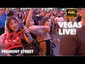 Fremont Street Las Vegas at night [4K]