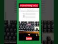 Excel Amazing Trick | काम 2X तेज ⚡#ExcelViral #Shorts