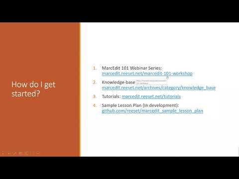 MarcEdit Shelter-In-Place Webinar #2: Editing Records within the MarcEditor