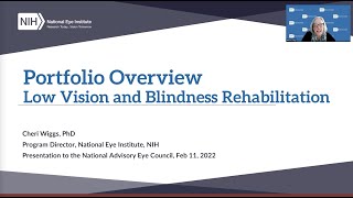 (Audio Described) Low Vision and Blindness Rehabilitation Program (NAEC February 2022)