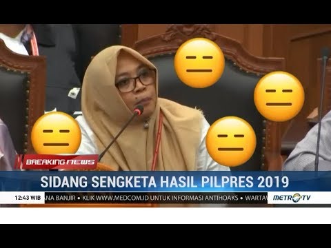 Momen-momen Lucu Sidang Saksi Sengketa Pilpres 2019