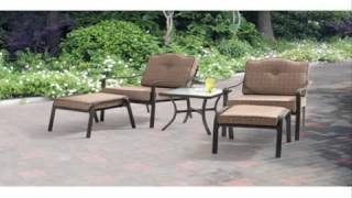 Mainstays Brookwood Landing 5-Piece Outdoor Leisure Set Bro