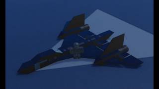 How to build a simple and small SR-71 Blackbird in Roblox Plane Crazy!