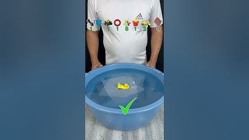 TRY TO GUESS HOW MANY TISSUE PAPER IT TOOKS! #satisfying #asmr #experiment #water