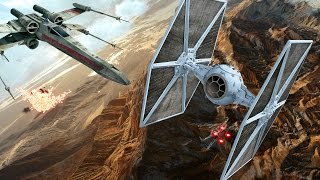 Star Wars Battlefront Fighter Squadron Jundland Wastes Gameplay