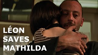 Leon Saves Mathilda After Her Failed Revenge Attempt - Léon The Professional 1994