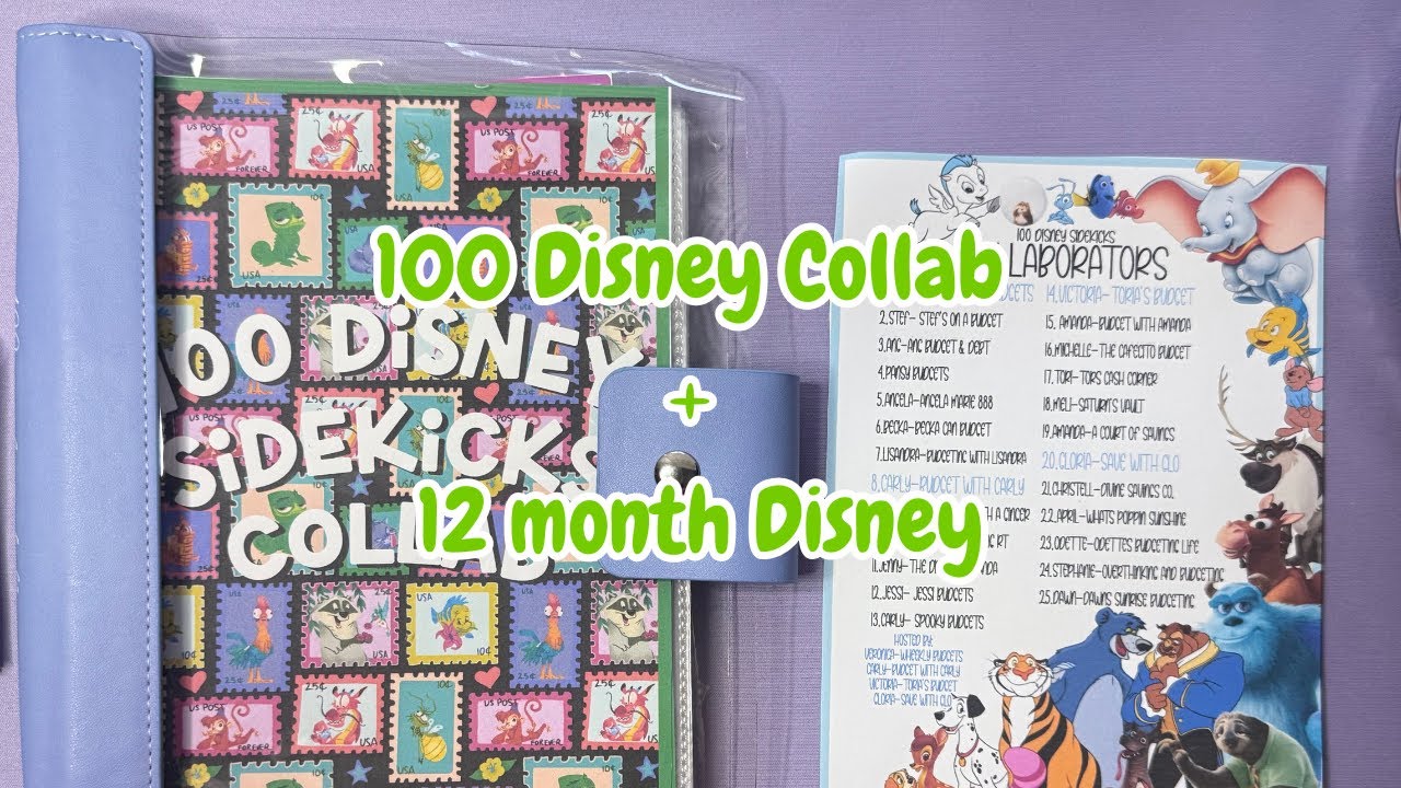 100 Disney Sidekick Collab + 12 Month Disney Collab | Saving Challenges 