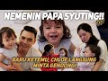 NEMENIN PAPA SYUTING!! BARU KETEMU, CHLOE LANGSUNG MINTA GENDONG!