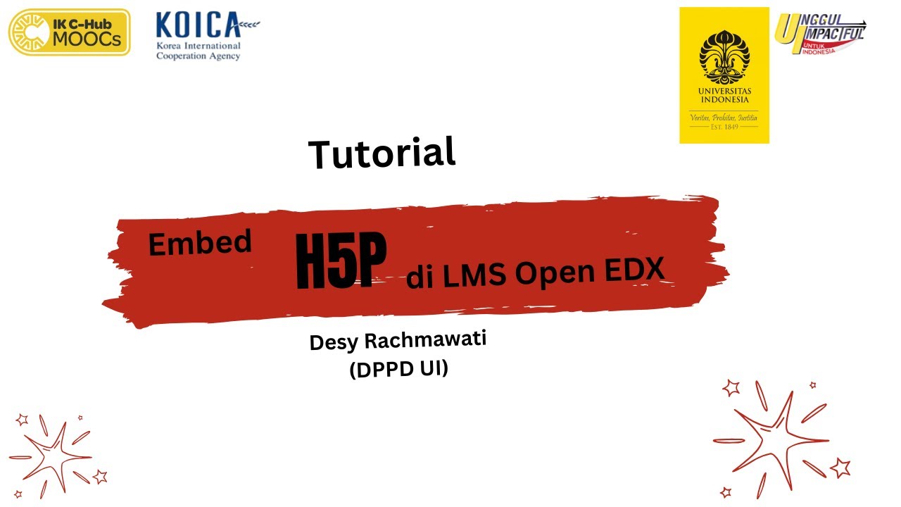 Tutorial Embed H5P pada LMS EDX - CHUB UI - YouTube