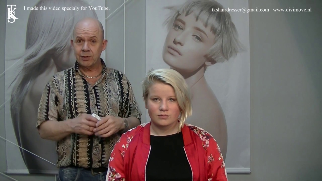 Can I grow my hair into a bob? Cut & color tutorial, Marit by .T. K. S.