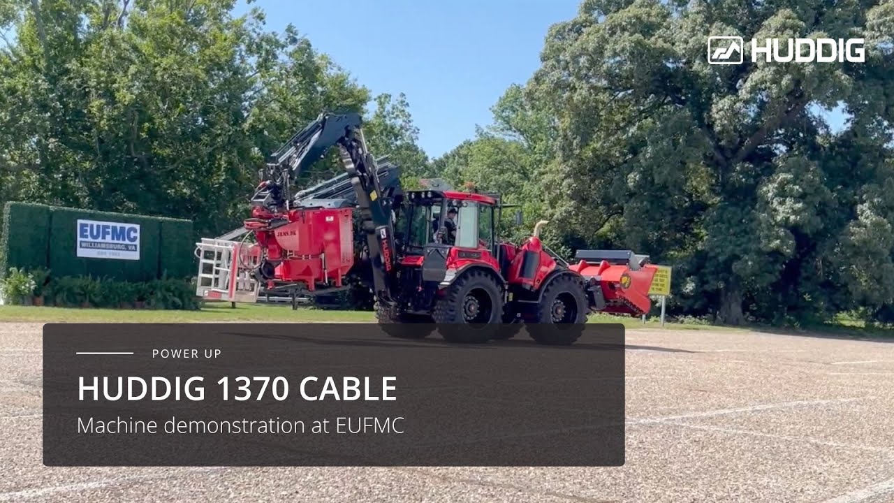 HUDDIG 1370 CABLE machine demonstration performed by Hans Bergqvist at EUFM presented by Paul Barlow